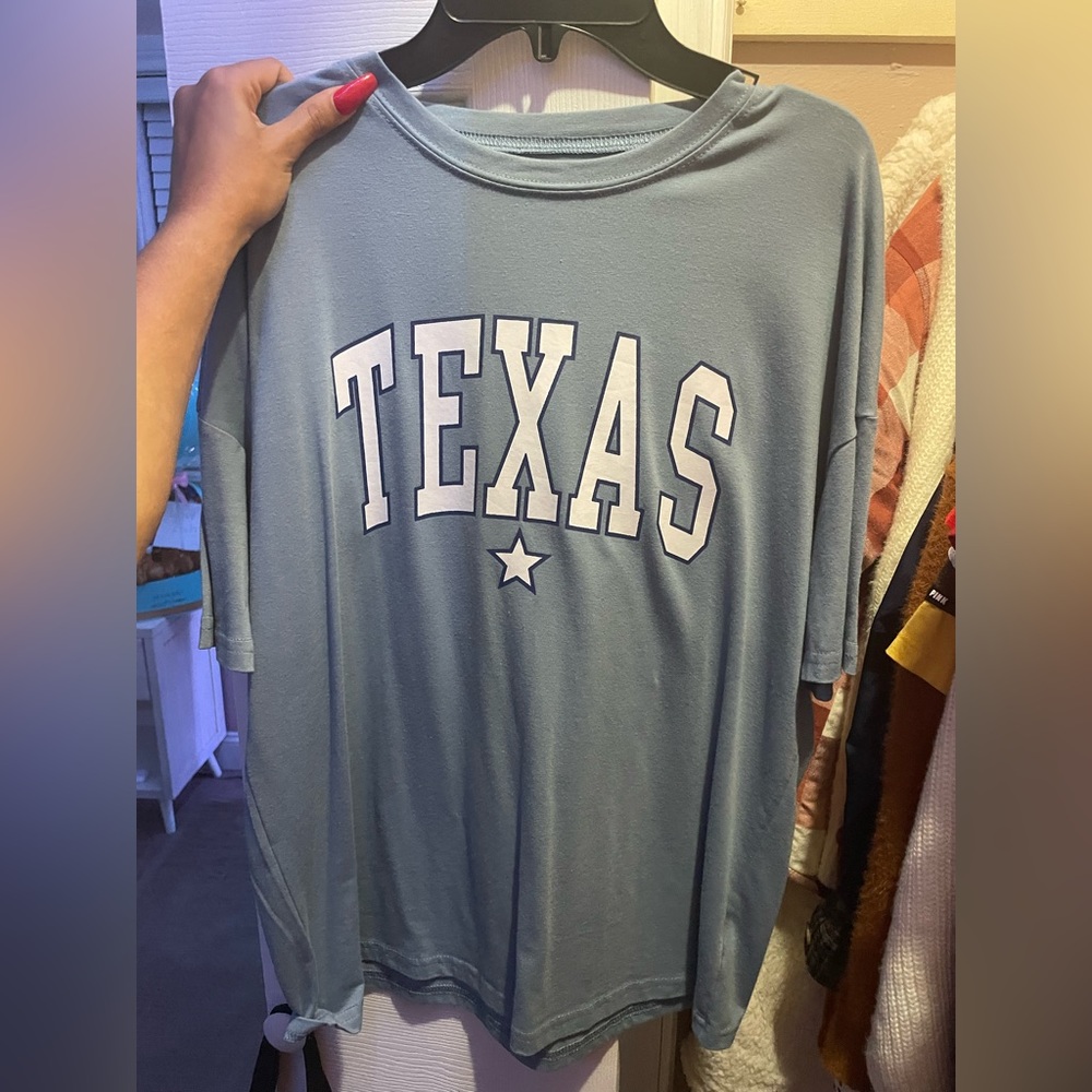 blue texas t shirt